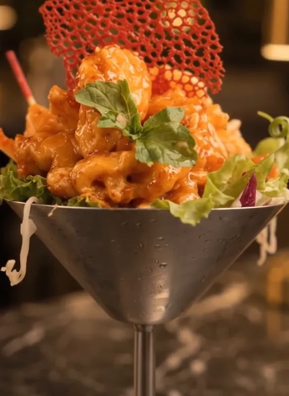 Crispy Prawn Cone